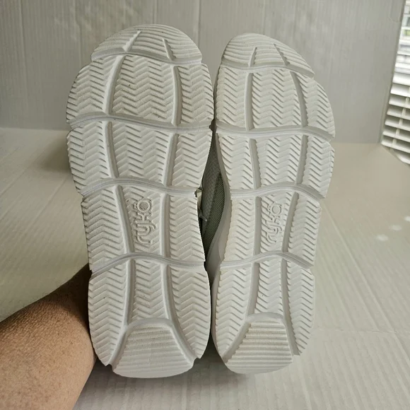 Ryka Glide Sneakers Size 11 White Mint Green Mesh Lace Up Lightweight - Picture 12 of 13